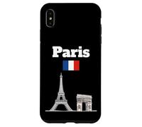Torre Eiffel souvenir Parigi Arc De Triomphe bandiera Francia Custodia per iPhone XS Max