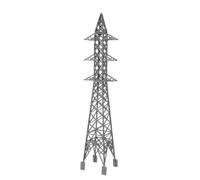 Torre Elettrica in Miniatura 1:150 per Plastico Ferroviario | Pla Smontabile e Riutilizzabile, Accessorio per Scenari Urbani e Treni, per Insegnanti Stem