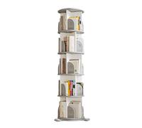 Torre For Scaffali Girevole, Scaffale For Libri Girevole Scaffale For Libreria Da Terra For Camera Da Letto, Soggiorno, Organizzatore For Scaffali In Legno Massello For Piccoli Spazi(Color2,51x51x164c