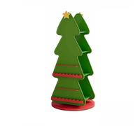 Torre For Scaffali Girevole, Scaffale For Scaffali Da Pavimento Con Display A 360° In Acciaio Al Carbonio A 4 Livelli, For Camera Da Letto, Soggiorno, Organizer For Scaffali In Legno Massello(Green)