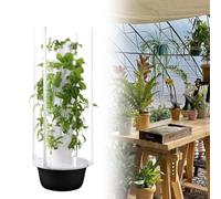 Torre Giardino Idroponicas Verticale, Kit Torre Idroponicas Piantagione, Sistemas Giardino Verticale Interno, Irrigazione A Goccia, 110V 220V, 6-12 Ore Illuminazione, Verdure A Foglia Ed Erbe 7楼