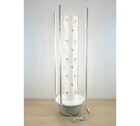 Torre idroponica domestica con luci LED 36 postazioni piante (x interno/esterno)