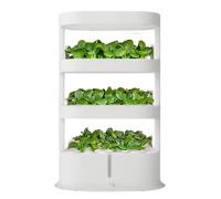 Torre idroponica, Sistema di Coltivazione idroponica da Giardino con 48 Capsule, Torre idroponica, Kit per la germinazione delle Piante, Kit per la Coltivazione aeroponica con Luce LED e irr