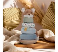 Torre impilabile Little Dutch Forest Friends con anelli in legno