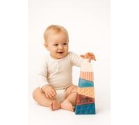 Torre impilabile per bambini, pietre impilabili per bambini, giocattolo per bambini, giocattolo per bambini, mattoncini da costruzione, sonaglio, tazza impilabile, giocattoli, blocchi da costruzione