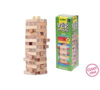 Torre in legno con numeri 54 pezzi