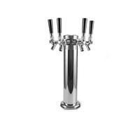 Torre Kegerator for birra alla spina a 4 rubinetti