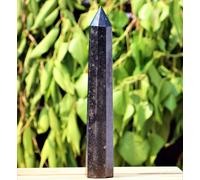 Torre Metafisica In Pietra Nuumite Nera Healing 360MM Sfera 4.4LB