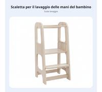 Torre Montessoriana Pieghevole Deessogn Montessori Torretta di Apprendimento