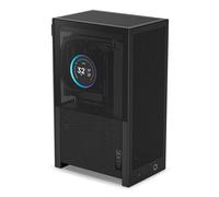NZXT H2 Flow - Case per PC Mini-ITX da 20,7 litri ad alto flusso d'aria - Include 2 ventole superiori da 120 mm e cavo riser PCIe 5.0 - GPU da 331 mm - Radiatore da 280 mm - Nero