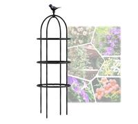 Torre Obelisco Traliccio da Giardino per Piante Rampicanti Supporto per Piante in Metallo 180x50cm 230x50cm 280x50cm 330x50cm Obelischi per Piante da Interno ed Esterno