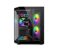 Torre PC ProGaming Alma Negra Cube Micro-ATX Mini-ITX 3 Ventole ARGB