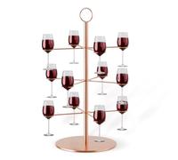 Torre per Bevande, Torre Aperol Torre per Champagne Rimovibile, 3 Piani 12 Bicchieri Albero Aperol per Cocktail, Aperol in Metallo Sarti Bicchieri da Aperitivo Tum per Feste, Matrimoni, Casa, Bar
