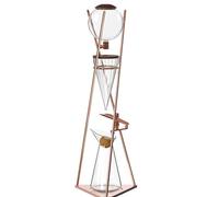 Torre per caffè freddo, Caffettiera for caffè freddo con supporto in acciaio inox, gocciolatore a velocità regolabile, caffettiera in vetro da 800 ml, struttura staccabile, prepara 6-8 tazze di