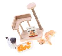 Torre Per Gatti in Miniatura Arredamento Della Casa Delle Bambole