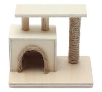 Torre per Gatti Miniatura Casa delle Bambole Cornice Decorativa | Realizzato in resistente betulla, Pensato per l\'allestimento di case delle bambole in scala 1:12, Incoraggia la