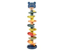 Torre per Palline Educative Interattive Torre per Far Cadere e Rotolare Le Palline per Bambini Piccoli, Coltiva la Concentrazione, Materiale Plastico (9 Strati con 9 campi da Golf Taglia