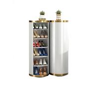 Torre portascarpe girevole, organizer verticale per scarpe, girevole a 360°, organizer per scarpe Lazy Susan, scarpiera rotonda indipendente per ingresso, armadio, camera da letto(6-Tier,39cm)