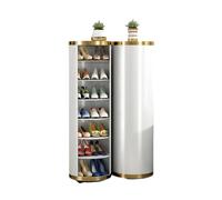 Torre portascarpe girevole, organizer verticale per scarpe, girevole a 360°, organizer per scarpe Lazy Susan, scarpiera rotonda indipendente per ingresso, armadio, camera da letto(7-Tier,39cm)