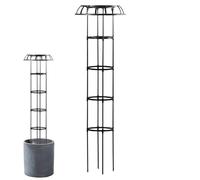 Torre rampicante per fiori in metallo, struttura stabile per esterni, traliccio in acciaio a forma di ombrello, traliccio di supporto per vite da giardino, traliccio da giardino per piante rampicanti