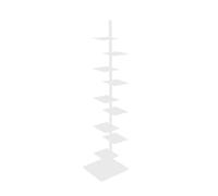 Torre verticale della biblioteca, scaffale torre | Libreria di storia in piedi a 9 livelli | Organizzatori di scaffali galleggianti verticali ad uso pesante per l'ufficio del soggiorno a casa