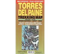 Torres Del Paine Trekking Map 1:80,000 - Waterproof