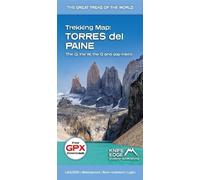 Torres del Paine: Trekking Map: the O, the W, the Q and day-hikes: English/French/German; 1:40,000 mapping; Free GPX downloads; Waterproof; Tear-resistant; Light