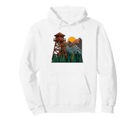 Torretta di Avvistamento Escursionista Outdoor Felpa con Cappuccio