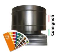 Torretta Fumaiolo Comignolo Antivento x Canne Fumarie C/Base Rettangolare. CE [EEK: A++]