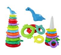 Torretta Giraffa Puzzle 13 Anelli Colorati