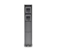 Torretta multifunzione Goccia Illuminazione 4 prese standard tedesco antracite -