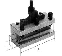 Torretta portautensili sede piana per tornio 25 x 120 mmFervi t00b/d
