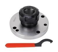 Torretta Tornio Portautensili 100mm Carbon Steel, Alta Concentricità ER32 - Precisione CNC, Resistenza all'Ossidazione, Per Macchine Fresatrici e Tornio