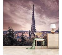 Torri D'Epoca Architettura Uccelli Foresta 3D Carta Da Parati Facile Installare Mobili Sfondi Ufficio Divano Camera Letto Sfondo Decorazione Murale-200cm×140cm
