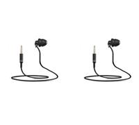 Torribala 2X Corto di Prolunga Unilaterale per Auricolare Auricolare Nell'Orecchio Auricolare Singolo Auricolare nel Silicone Jack da 3,5 mm per Telefono
