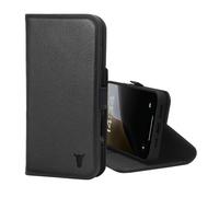 TORRO Cover in Pelle Compatibile con iPhone 16 Pro Max - Custodia a Portafoglio Libro in Pelle Premium con Cavalletto e Slot per Carte (Compatibile con Caricatori Ufficiali MagSafe) - Nero
