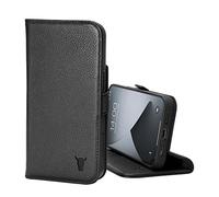 TORRO Custodia Compatibile con iPhone 13 Pro Max - Cover Portafoglio in Pelle Premium con Cavalletto e Slot Porta Carte (Nero)