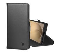 TORRO Custodia in pelle compatibile con Samsung Galaxy S26 Ultra 5G 2026 - Custodia a portafoglio in pelle premium con supporto e slot per carte (Nero)
