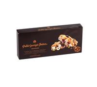 Torrone cristallino Marcona Mandorle, Nocciole e Pistacchi Delicatessen confezione 2 x 250 g, produzione artigianale, senza glutine, senza lattosio, torrone made in Spain, qualità premium