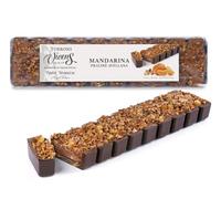 Torrone di Mandarino con Praline di Nocciola 300g Torrons Vicens - Dolce Natale Qualità Suprema - Torrone con pralina di nocciola e caramello al mandarino - Tradizione e innovazione