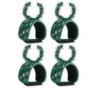 Torsadées pour ghirlande - 4 clip en aghi de pino, metallo multiuso, supporti per vegetali robusti, cinghie flessibili e pieghevoli, mantengono le tue composizioni decorative