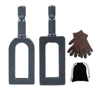 Torsadeuse fil électrique perceuse - outil serrage câbles acier carbone | accessoire gain temps electricist chantier | kit avvolgimento fissaggio multi usage extension installation