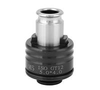 Torsion Type Tapping Collet Shank for Drilling Machines, Available in M3/M4/M5, Prevents Tap Breakage with Good Clamping Strength, Accuracy and Long Service (YlwxzenithK8T-13)