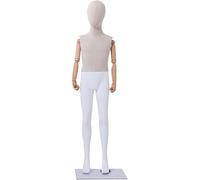 Torso Child Mannequin Torso, 4-8 Years Old Boy Girl Clothing Display Props, Shop Window Whole Body Dummy Manikin(E)