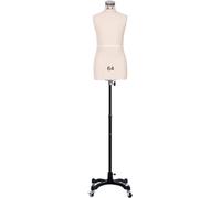 Torso di manichino da bambino, mezzo manichino da sarta in schiuma da cucire su ruota, modello su misura for bambino for la forma del vestito(Small)