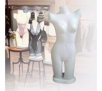 Torso di manichino per lingerie femminile illuminato a LED, espositore curvy per reggiseni e intimo, modello in plastica per esposizione di abiti con corpo di manichino e luce