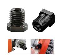 TorSor Confezione da 2 adattatori per smerigliatrice angolare da M10 a M14 + M10 a M16, convertitore per albero filettato, adattatore connettore per cuscinetti per lucidatura diamantata, platorello