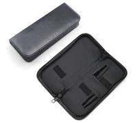 TorSor Confezione da 2 custodie rigide per forbici da taglio per capelli, custodia con cerniera per il trasporto, organizer per riporre oggetti, custodia protettiva per forbici per capelli, pettini,