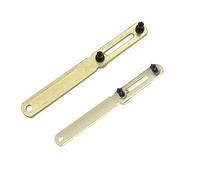 TorSor Confezione da 2 strumenti regolabili per rimuovere la parte posteriore dell'orologio, 2 piedi, per aprire la cassa posteriore dell'orologio, sostituzione della batteria (copertura 15 mm-50 mm),