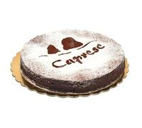 TORTA CAPRESE ARTIGIANALE NAPOLETANA TORTA 1KG CIOCCOLATO MANDORLE